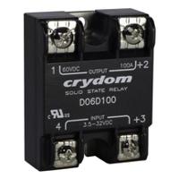 d06d100 Sensata Crydom D06D Series Solid State Relay, 100 A Load, Surface Mount, 60 V dc Load, 32 V Control
