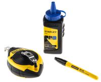 0-47-681 Stanley 30m Polyester Chalk Line & with blue Chalk Powder