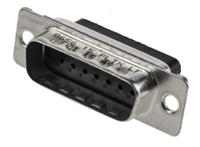 865615pltxlf Amphenol Communications Solutions 8656 15 Way Cable Mount D-sub Connector Plug, 2.74mm Pitch