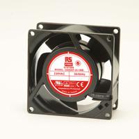 619-7009 RS PRO Axial Fan, 230 V ac, AC Operation, 51m³/h, 12W, 60mA Max, 80 x 80 x 38mm