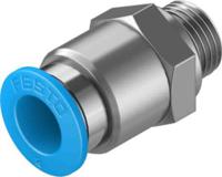 qs-g18-8-50 Festo Straight Threaded Adaptor, G 1/8 Male to Push In 8 mm, Threaded-to-Tube Connection Style, 132038
