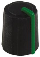 303dr110-006237232 Sifam 11.5mm Black Potentiometer Knob for 6mm Shaft D Shaped, 3/03/DR110-006/237/232