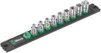05005420001 Wera 9-Piece Imperial 1/4 in Standard Socket Set , 6 point