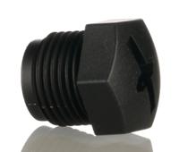 734209100-asi-m12-vs Hirschmann Male Dust Cap IP67 Rated, Nylon
