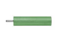 lb-4-15-s-ni-5-gn Schutzinger Green Female Banana Socket, 4 mm Connector, PC Pin Termination, 20A, 1000V, Nickel Plating
