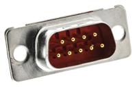 f09p-k700-1731100010 FCT from Molex FxxP-K700 9 Way Panel Mount D-sub Connector Plug
