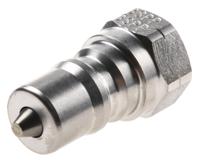 sh2-63-bspp Parker Stainless Steel Male Hydraulic Quick Connect Coupling, G 1/4 Female