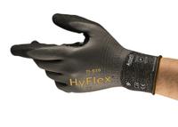 11939100 Ansell Hyflex Black, Grey Dyneema Cut Resistant Gloves, Size 10, Nitrile Foam Coating