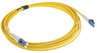 135-575 RS PRO LC to LC Duplex Single Mode OS1 Fibre Optic Cable, 9/125μm, Yellow, 5m