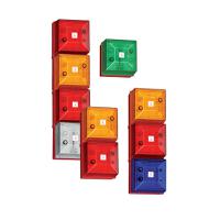 sd40is3xragrn Clifford & Snell SD40IS Series Amber, Green, Red Steady Beacon, 12 V dc, 24 V dc, Surface Mount, LED Bulb, IP65