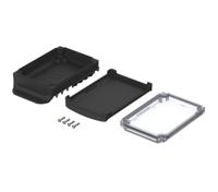 48422250hmt2 Bopla BoVersa Series Black, Transparent Polycarbonate General Purpose Enclosure, 162 x 88 x 45.5mm