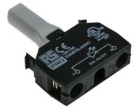 188-1185 RS PRO Light Block, 24V ac/dc, Amber Light
