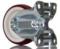 3478uar100p62-red Tente Fixed Castor Wheel, 150kg Capacity, 100mm Wheel