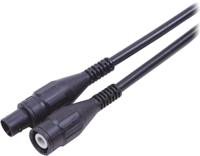 679773-100-21 Staubli Test lead, 600V, Black, 1m Lead Length