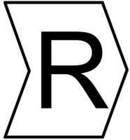 901-10315 HellermannTyton Helagrip Slide On Cable Markers, Black on White, Pre-printed "R", 4 → 9mm Cable,