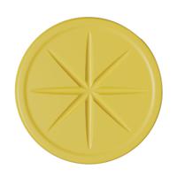 edr1600syl Eagle Lab Packs with Screw-On Lid 5gal Yellow Hinged High Density Polyethylene Waste Bin