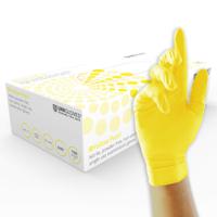 gp0111 Unigloves GP0*** Yellow Powder-Free Nitrile Disposable Gloves, Size XS, 100 per Pack