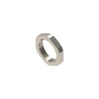 738799002-spe-lock-nut-m10x05-ve10 Lumberg Automation Silver Locking Nut for use with SPE Receptacles