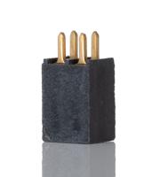 ssq-102-01-g-d Samtec SSQ Series Straight Through Hole Mount PCB Socket, 4-Contact, 2-Row, 2.54mm Pitch, Solder Termination