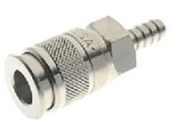 187-8809 RS PRO Brass Male Quick Air Coupling, 12mm Hose Barb