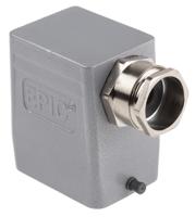 1295450070022200 EPIC H-BE Heavy Duty Power Connector Hood, 6 Contacts, PG21 Thread, Side Entry
