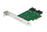 pexm2sat32n1 StarTech.com 3 port 1 x M2 M-key, 2 x M2 B-key M.2 Adapter