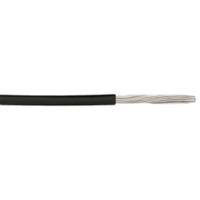 6717-bk001 Alpha Wire Ecogen Ecowire Series Black 2.1 mm² Hook Up Wire, 14 AWG, 41/0.25 mm, 305m, MPPE Insulation, 6717 BK001