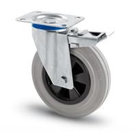 149-296 RS PRO Swivel Castor Wheel, 50kg Capacity, 80mm Wheel