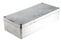 1590z166 Hammond 1590 Series Natural Die Cast Aluminium Enclosure, IP66, IK08, Natural Lid, 360 x 159.6 x 91.2mm