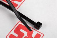 233-471 RS PRO Cable Tie, 203mm x 4.6 mm, Black Nylon, Pk-100