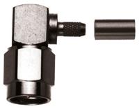 j01150r0021 Telegartner, Plug Cable Mount SMA Connector, 50Ω, Crimp Termination, Right Angle Body