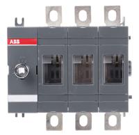 ot160ev03p-1sca120514r1001 ABB 3P Pole Base Mounting Isolator Switch - 200A Maximum Current, 144kW Power Rating, IP65