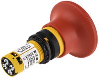 121612-c22-pvt60p-k11 Eaton C22-PVT Series Twist Release Emergency Stop Push Button, Panel Mount, 22mm Cutout, 1 NO + 1 NC, IP67, IP69K