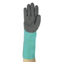 58735080 Ansell AlphaTec 58-735 Green Acrylic Nitrile Work Gloves, Size 8, Nitrile Coating