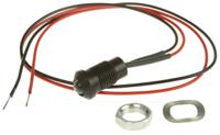 oxlclh80p24acfl30blue Oxley Blue Panel Mount Indicator, 8mm Mounting Hole Size, Lead Wires Termination, IP68