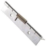 71-1-3793 Pinet Stainless Steel Spring Hinge, Screw Fixing, 120mm x 40mm x 1.5mm