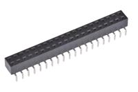m20-7852042 HARWIN Straight Through Hole Mount PCB Socket, 40-Contact, 2-Row, 2.54mm Pitch, Solder Termination