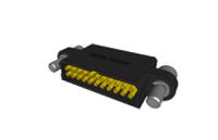 mhdas2f022ge01 Amphenol Socapex MHDAS Series Straight PCB PCB Header, 22 Contact(s), 1.27 mm Pitch, 2 Row, Shrouded