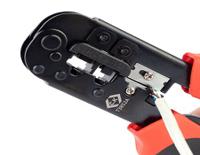 t3852a CK Ratchet Crimping Pliers Hand Crimp Tool for RJ11 Connectors, RJ12 Connectors, RJ45 Connectors