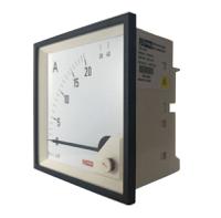186-2466 RS PRO Analogue Panel Ammeter 40 (Input)A AC, 92mm x 92mm, 1 % Moving Iron