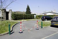 125-2193 RS PRO Red & White ABS Barrier Post