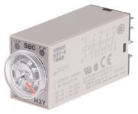 h3y-4-dc24-60s Omron H3Y-4 Series DIN Rail, Surface Mount Timer Relay, 24V dc, 4-Contact, 2 → 60s, 1-Function, 4PDT