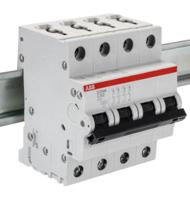 2cds274001r0504-s204m-c-50a-15-ka ABB System Pro M Compact S200M MCB, 4P, 50A Curve C, 400V AC, 125V DC, 15 kA Breaking Capacity