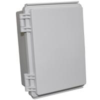 chdx8-324 CAMDENBOSS X8 Series Grey ABS General Purpose Enclosure, IP67, IK08, Grey Lid, 185x135x100mm