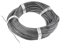 47001 Lapp ÖLFLEX HEAT Series Black 0.25 mm² Hook Up Wire, 24 AWG, 14/0.15 mm, 100m, Silicone Insulation,