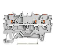 2200-1301 WAGO TOPJOB S, 2200 Series Feed Through Terminal Block, 1mm², Single-Level, Push-In Cage Clamp Termination,