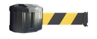 217-5270 Viso Black & Yellow Steel Retractable Barrier, 10m, Yellow/Black Tape