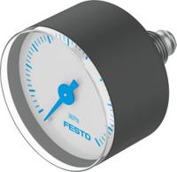 ma-50-16-g14-mpa Festo G 1/4 Analogue Pressure Gauge 16bar Inline 50mm Outside Diameter