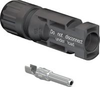 320011p0010-ur Staubli Cable Coupler MC4 Series, Male, Panel Mount Solar Connector, Cable CSA, 2.5mm², Rated At 22.5A, 1 kV PV-KST4
