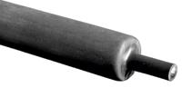 137-416 RS PRO Adhesive Lined Halogen Free Heat Shrink Tubing, Black 22mm Sleeve Dia. x 100cm Length 3:1, 4:1 Ratio